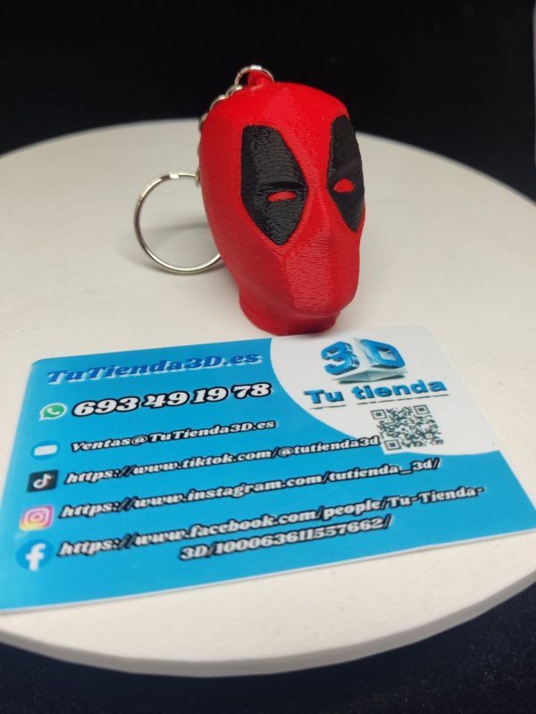 Llavero cabeza 3D Deadpool - Imagen 3