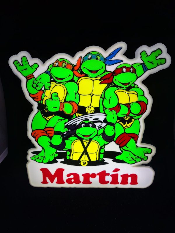 Lampara nocturna Tortugas Ninja - Imagen 4