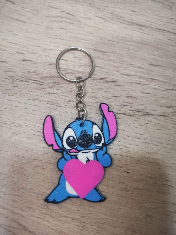Llavero Stitch Corazón