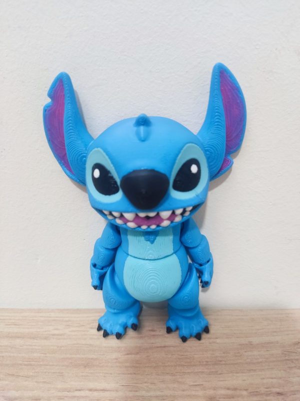 Figura Articulada de Stitch (boca abierta)