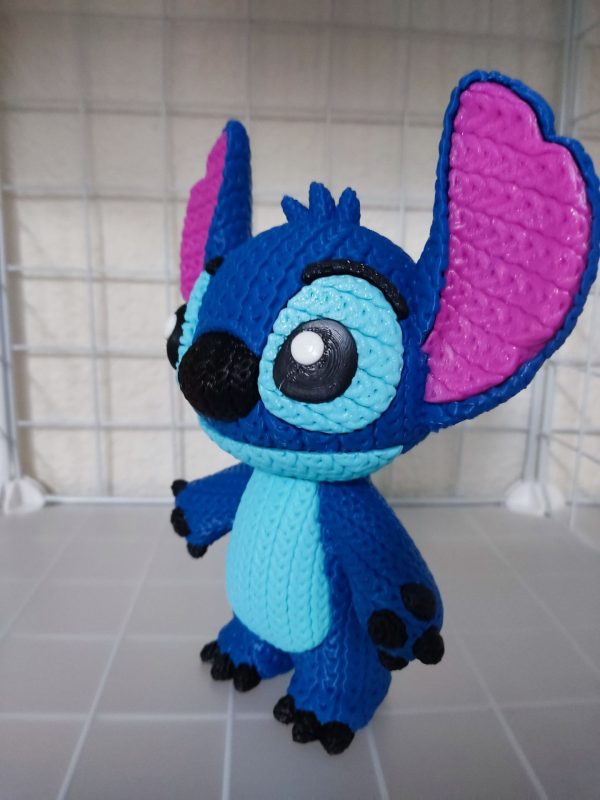 Figura de Stitch Efecto Crochet - Imagen 5