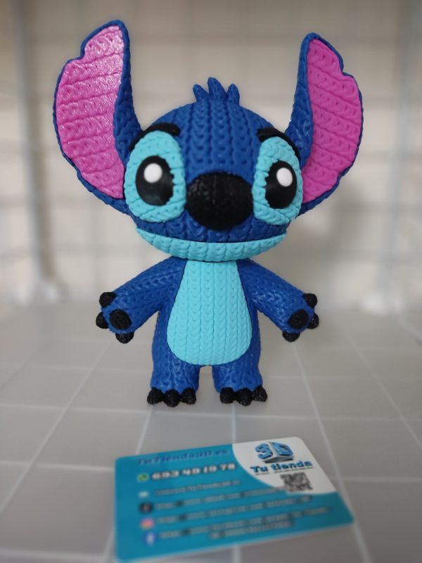 Figura de Stitch Efecto Crochet - Imagen 9