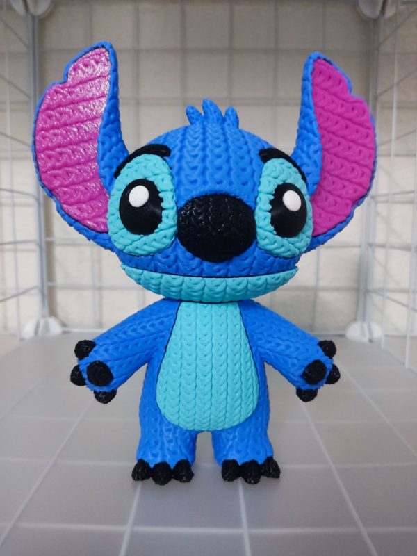 Figura de Stitch Efecto Crochet - Imagen 3