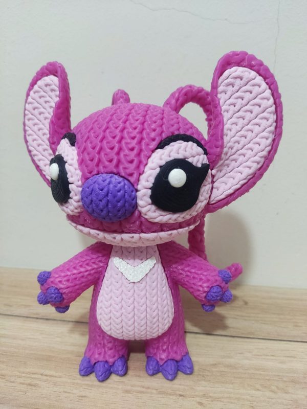 Figura de Angel Efecto Crochet - Imagen 2