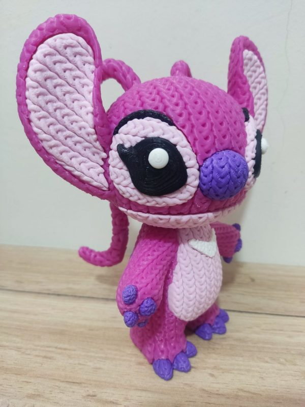 Figura de Angel Efecto Crochet - Imagen 6