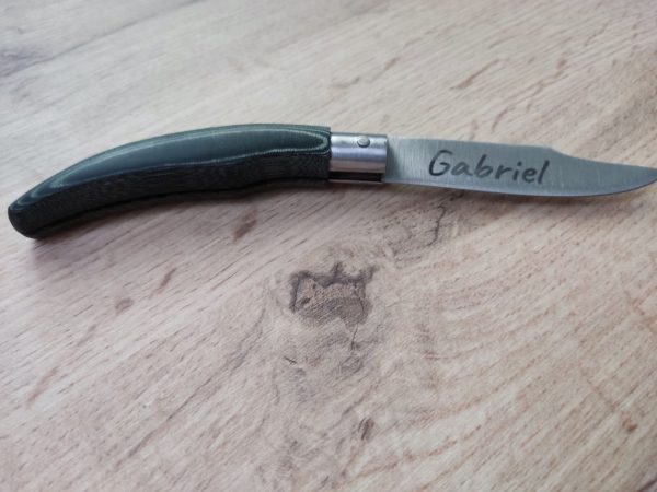 Navaja Artesanal con Grabado Personalizado