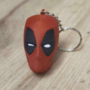 Llavero cabeza 3D Deadpool
