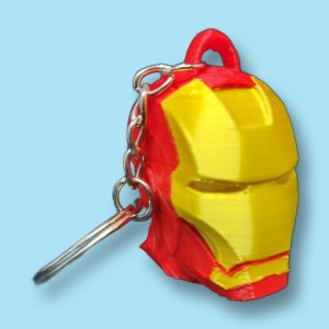 Llavero cabeza Ironman 3D