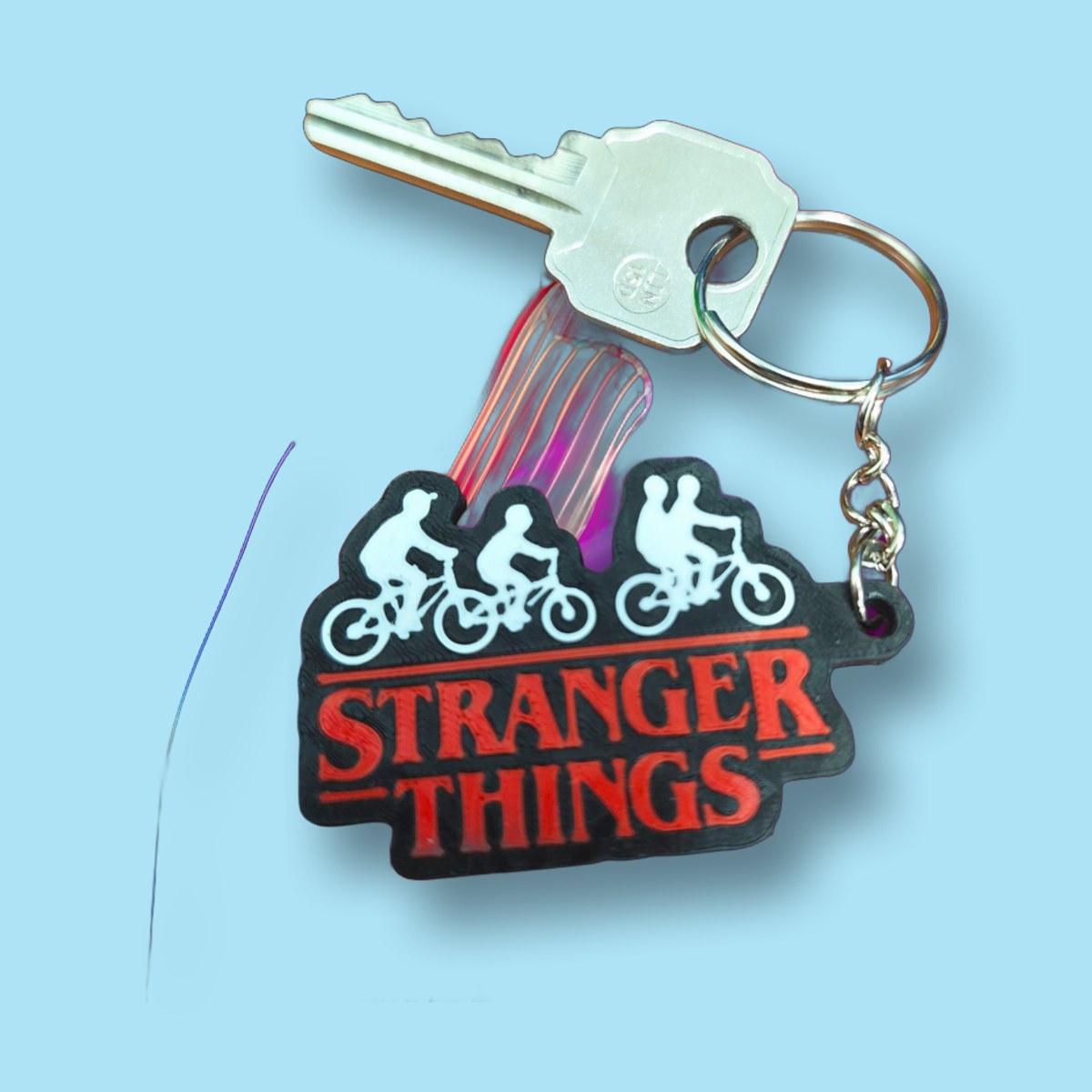Llavero Stranger Things – Edición "The Boys on Bikes"