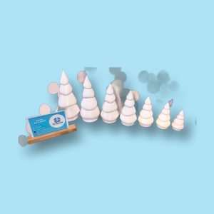 Árboles de Navidad con vela led varios tamaños