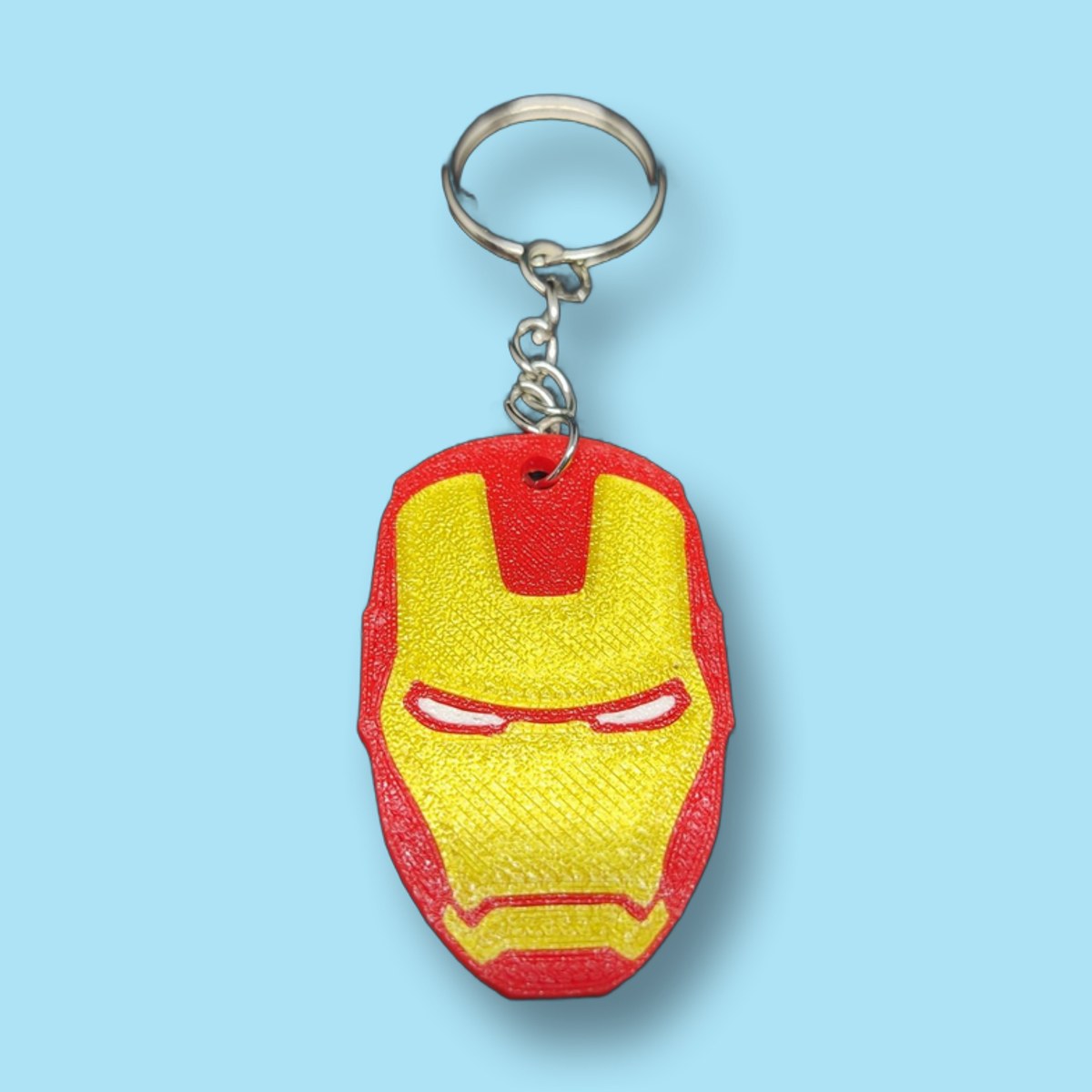Llavero cabeza Ironman Plano