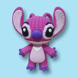 Figura de Ángel Efecto Crochet