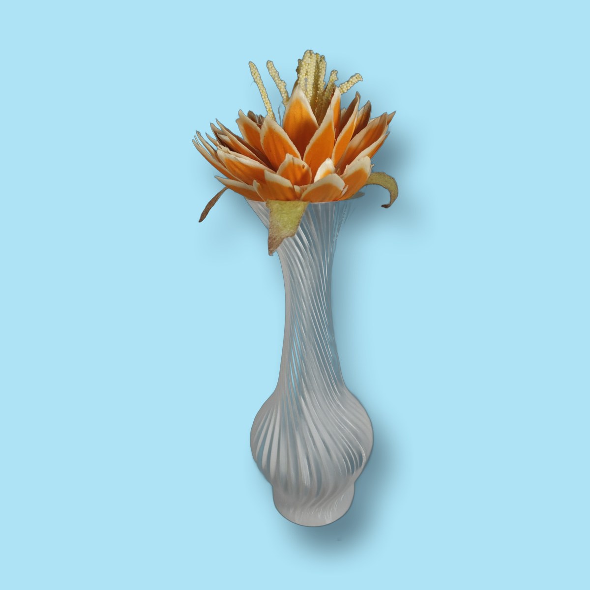 Jarrón espiral Modelo 4 blanco