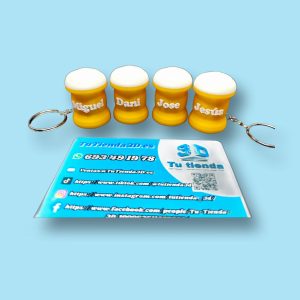 Llavero Jarra de cerveza personalizada