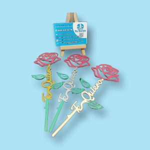 Rosa de madera Con nombre