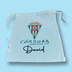Bolsa mochila tela cuerdas