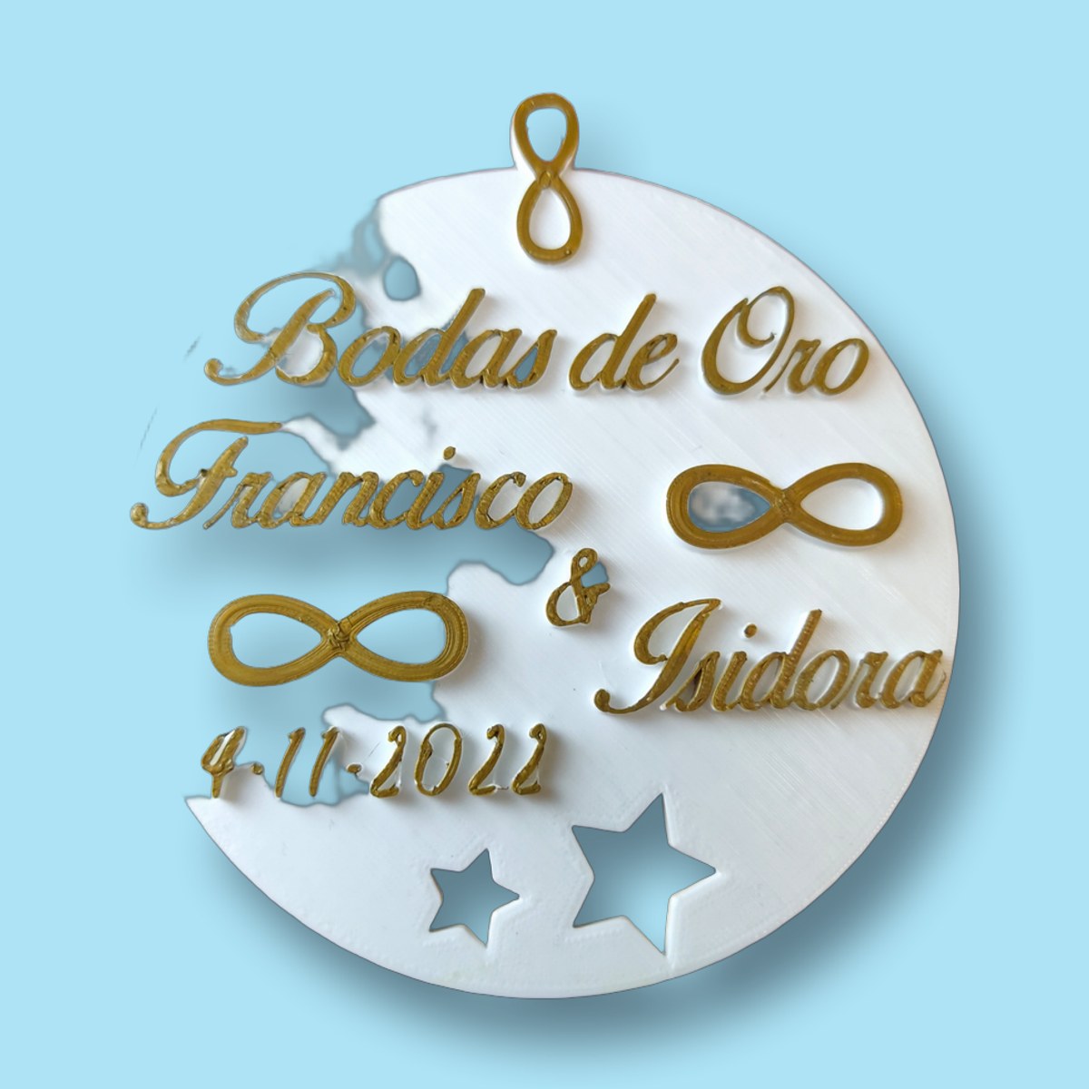 Cartel de agradecimiento o invitación