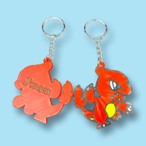 Llavero Pokémon Charmeleon personalizado