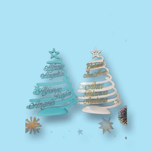Árbol de Navidad con nombres (grande) 32 cm