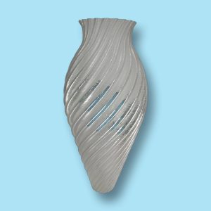 Jarrón Espiral Modelo 2 efecto cristal