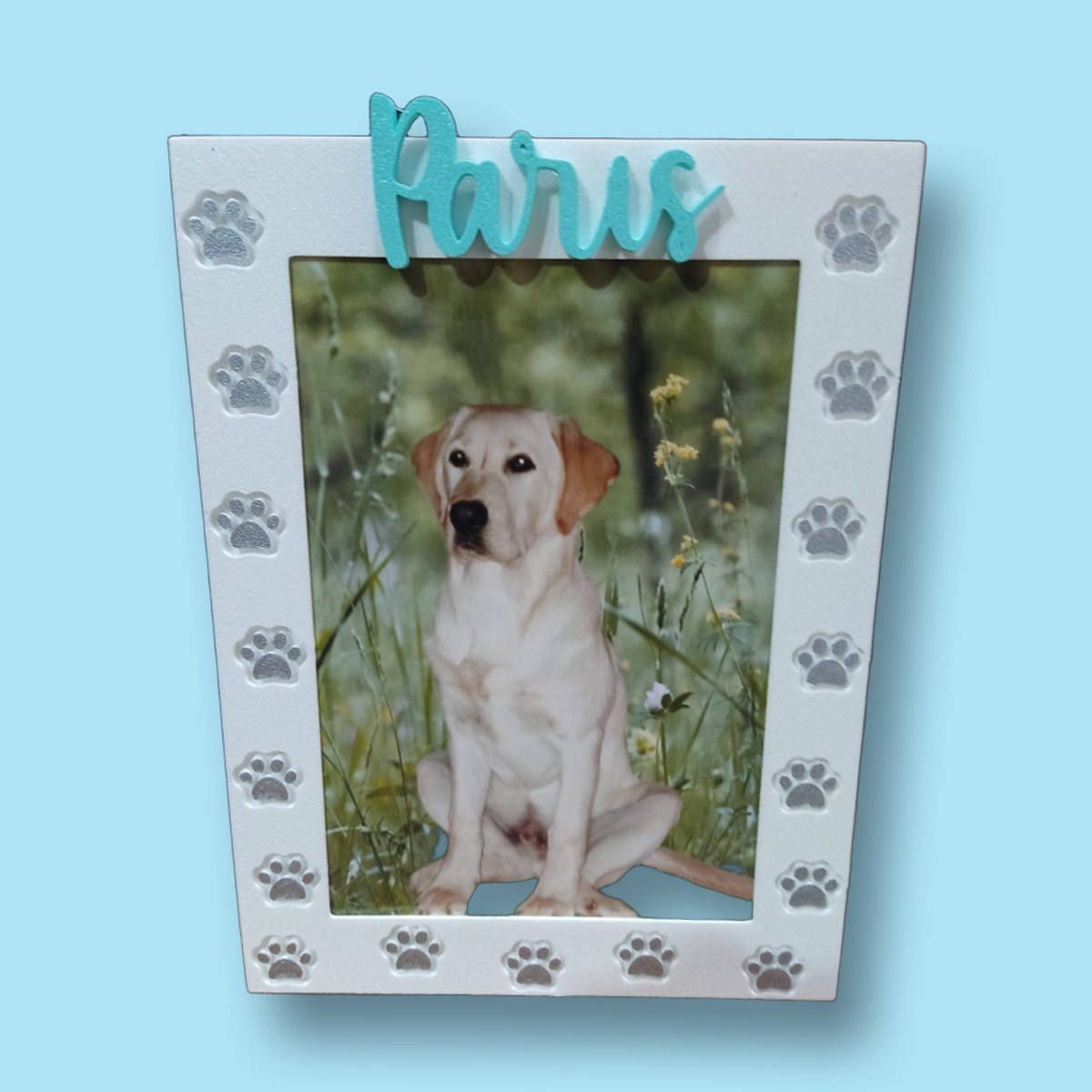 Marco de fotos Mascota con adornos perro
