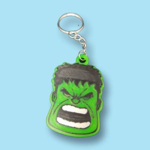 Llavero cabeza Hulk Plano