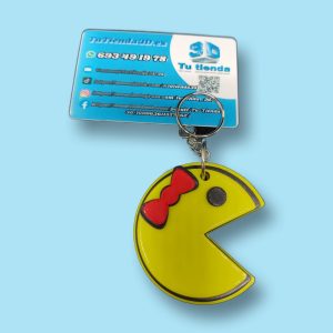 Llavero Pacman chica - Comecocos