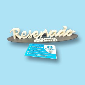 Cartel Reservado