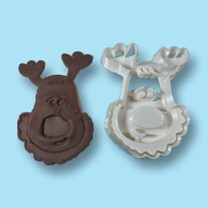 Molde para galletas Reno Navideño