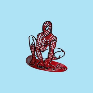 Adorno Spiderman personalizado con nombre