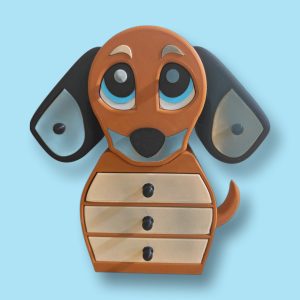 Joyero Organizador - Diseño Perrito