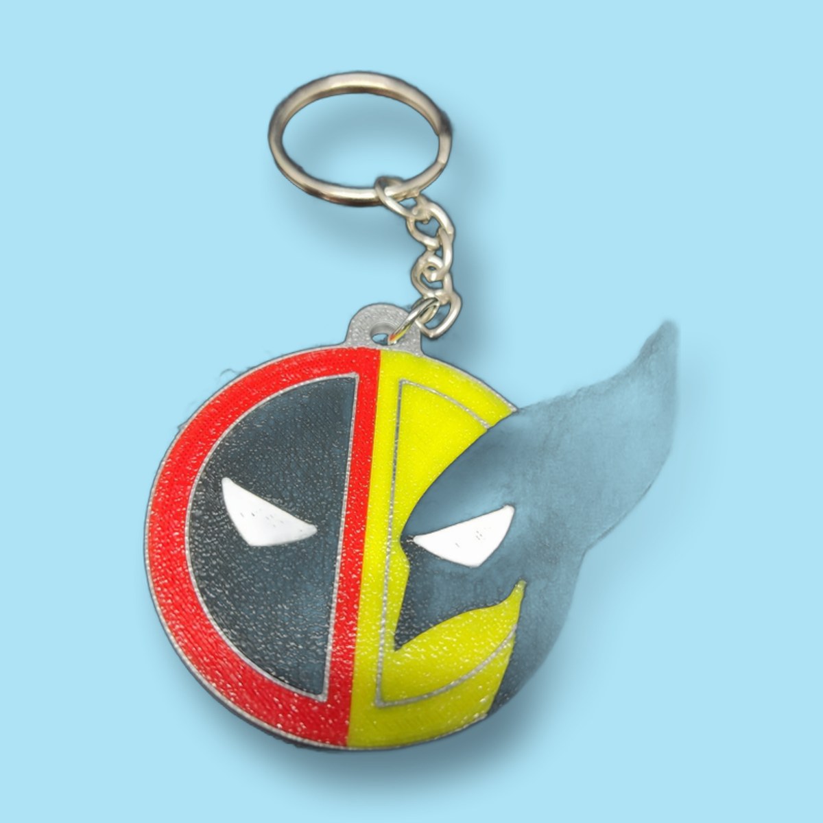 Llavero cabeza Deadpool-Lobezno
