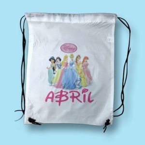 Bolsa mochila poliester cuerdas