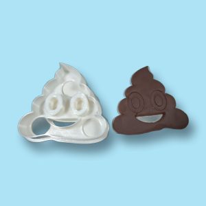 Molde galletas de caca