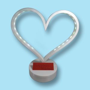 Lámpara corazón LED