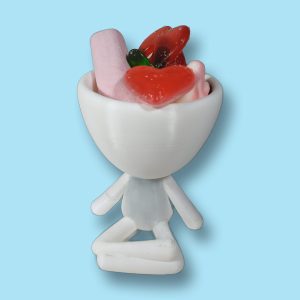 Macetero para cactus piernas cruzadas